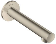 AXOR Uno egyenes kádtöltő kifolyó, szálcsiszolt nikkel 45410820 Hansgrohe