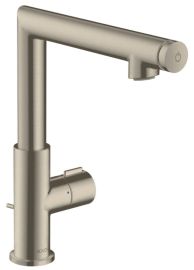 AXOR Uno Select mosdó csaptelep 210, automata lefolyóval, szálcsiszolt nikkel 45016820 Hansgrohe