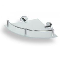 Bemeta OMEGA E sarok üvegpolc, 26x26x6 cm 104202162
