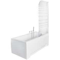 Besco AMBITION 1 részes kádparaván, mintás, 75x130 cm, 0371