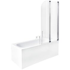 Besco AMBITION 2 részes kádparaván, 80.5x140 cm, 0372