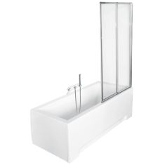 Besco AMBITION PREMIUM 2 részes kádparaván, 80.5x140 cm, 0374