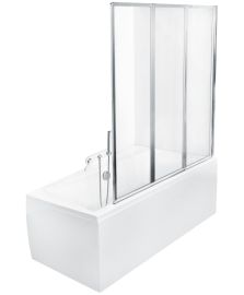 Besco AMBITION PREMIUM 3 részes kádparaván, 130x140 cm, 0375