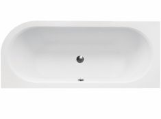 Besco AVITA aszimmetrikus akril kád, balos, 150x75 cm, 0083