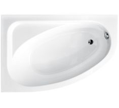 Besco CORNEA aszimmetrikus akril kád, balos, 150x100 cm, 0435