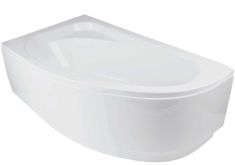 Besco CORNEA aszimmetrikus kád előlap, balos, 140x54 cm, 0433