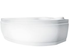 Besco DELFINA aszimmetrikus kád előlap, jobbos, 166x54 cm, 0414