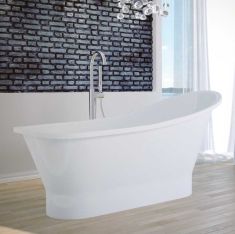 Besco GLORIA szabadon álló kád, click-clack lefolyóval, 150x66 cm, 0225