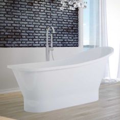 Besco GLORIA szabadon álló kád, click-clack lefolyóval, 160x68 cm, 0226