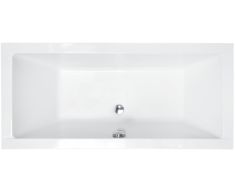 Besco VERA padlóba süllyeszthető kád, click-clack lefolyóval, 180x80 cm