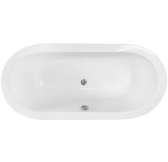 Besco VICTORIA padlóba süllyeszthető kád, click-clack lefolyóval, 160x75 cm, 0220