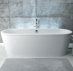 Besco VICTORIA szabadon álló kád, click-clack lefolyóval, 160x75 cm