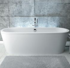 Besco VICTORIA szabadon álló kád, click-clack lefolyóval, 185x83 cm