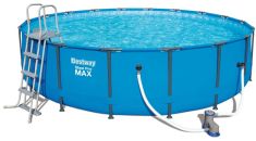 Bestway ISTRIA SUPERIOR fémvázas medence, 549x122 cm, létrával, vízforgatóval FFA 149