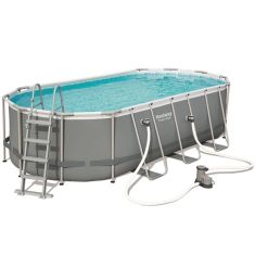 Bestway KRK fémvázas medence, 549x274x122 cm, létrával, vízforgatóval, takaróval, alátéttel, FFA 653