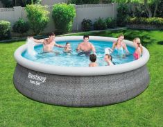 Bestway MARBELLA felfújható medence, 457x107 cm, szűrőszivattyúval, létrával, FFA 045