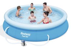 Bestway RODOSZ felfújható medence, 366x76 cm, vízforgatóval FFA 639