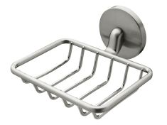 Bisk VIRGINIA rácsos szappantartó, szálcsiszolt nikkel 72083