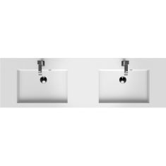 Riho BRONI dupla mosdó 2 csaplyuk 2 medencés 160x48 F7BR116048122