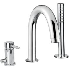 Bugnatese KOBUK peremre szerelhető 3 üléses kádtöltő csaptelep króm 2256CR