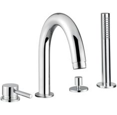 Bugnatese KOBUK peremre szerelhető 4 üléses kádtöltő csaptelep króm 2255CR