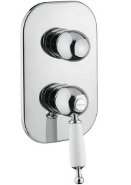 Bugnatese OXFORD falba építhető 4 állású zuhanyváltó komplett réz 6332RA