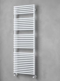 Caleido GABBIANO SINGLE törülközőszárító radiátor, 148.1x61 cm, fehér 611425