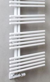 Caleido PAVONE törülközőszárító radiátor, egyenes, 140.2x51 cm, fehér 515014