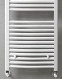 Caleido RONDINE törölközőszárító radiátor, íves 181.5x50 cm, fehér 251850