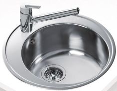 Teka Centroval 45 rozsdamentes mosogató, fényes, 51 cm kerek 30000007