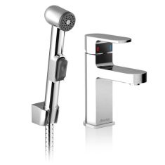 Ravak CHROME mosdó csaptelep bidézuhannyal, leeresztő nélkül CR 112.00 X070092