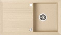 Marmorin CIRE egymedencés gránit mosogató, csepegtetővel, bézs 375113001