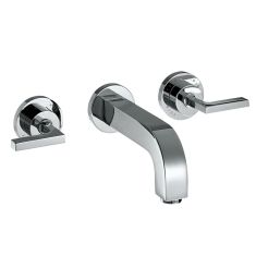 Hansgrohe AXOR CITTERIO 3-lyukú falba építhető fordítókaros mosdó csaptelep rozettákkal 39315000