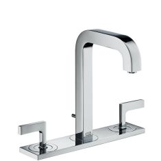 Hansgrohe AXOR CITTERIO 3-lyukú fordítókaros mosdó csaptelep dekorlappal 39136000