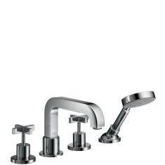 Hansgrohe AXOR CITTERIO keresztfogantyús, peremre szerelhető kádtöltő csaptelep 39453000