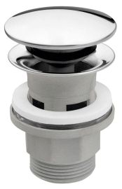 Ferro Click-clack lefolyószelep, G5/4 túlfolyós mosdóhoz, króm S287PP-B"