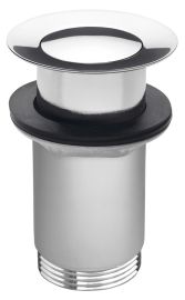 Ferro Click-clack univerzális lefolyószelep, túlfolyó nélküli mosdóhoz, G5/4”, króm S283B