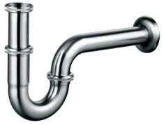 Ferro csőszifon G5/4”x32 mm, állítható lefolyócső max. 180 mm, rozettával, nikkel S281NC