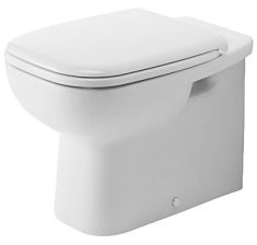 Duravit D-CODE falsík előtt álló WC, mélyöblítésű, hátsó kifolyású 21150900002