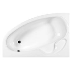 M-Acryl DARIA aszimmetrikus akril kád, balos, 140x95 cm, kádlábbal 12011