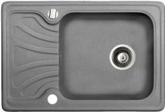 Marmorin DATO egymedencés gránit mosogató, csepegtetővel, szürke 240113003