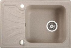 Marmorin DATO egymedencés gránit mosogató, csepegtetővel, homok 240113007