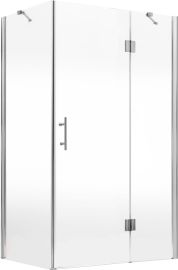 Deante ABELIA NEW szögletes zuhanykabin, 100x90x200 cm, átlátszó üveg, króm keret KTA047P