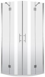 Deante ABELIA íves zuhanykabin 90x90x200 cm, átlátszó üveg, króm keret KTA053P