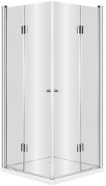 Deante KERRIA szögletes zuhanykabin, 90x90x200 cm, átlátszó üveg, króm keret KTK041P