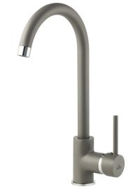 Deante MILIN Mosogató csaptelep, U alakú kifolyócsővel, szürke BEUS62M