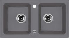 Deante ENIGMA gránit mosogató, szifonnal, leeresztővel, +AJÁNDÉK, 78x43.5x18 cm, met. szürke ZQZS203