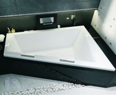 Riho DOPPIO 180x130 aszimmetrikus akril kád, balos, BA9100500000000