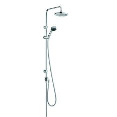 Kludi DUAL Shower System Zenta zuhanyszett kézizuhannyal és tányér fejzuhannyal, 6609005-00