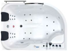 Wellis DUBLO E-Drive™ Touch akril hidromasszázs kád 180x130, 17020516-093